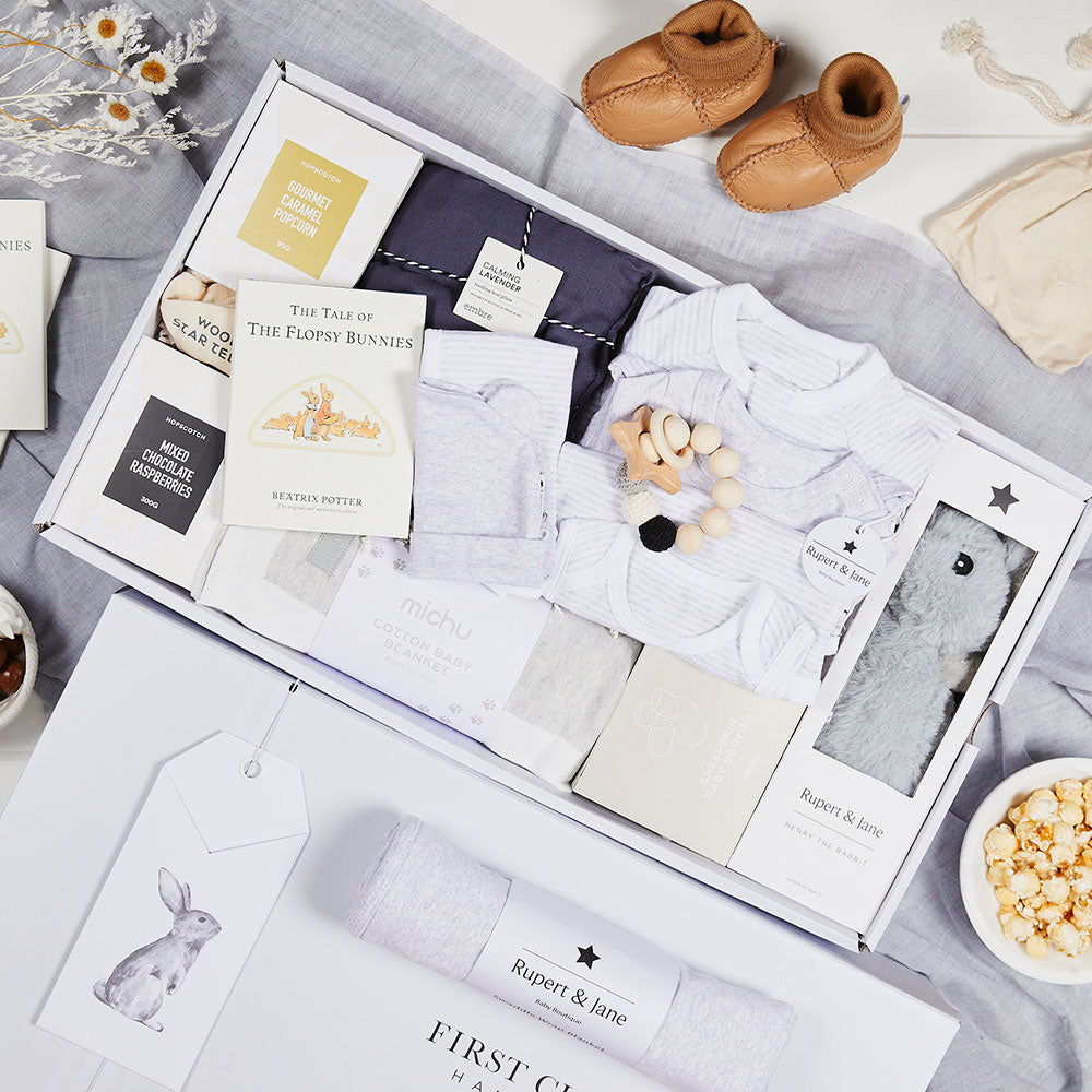 baby hampers, mum and baby hampers, twins baby hampers, newborn gift boxes, luxury baby gifts