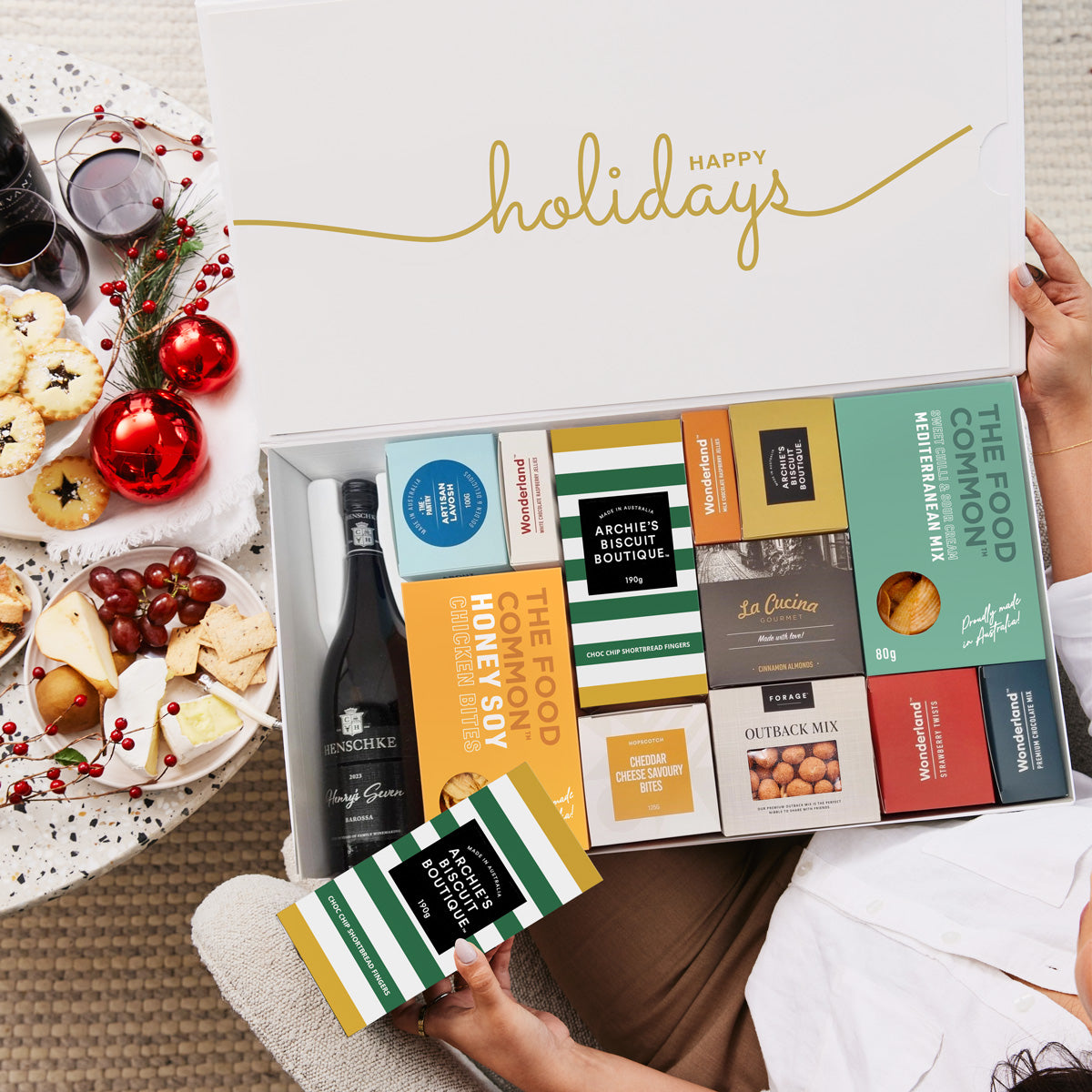 premium hampers, luxury Christmas gifts, gourmet Christmas hampers