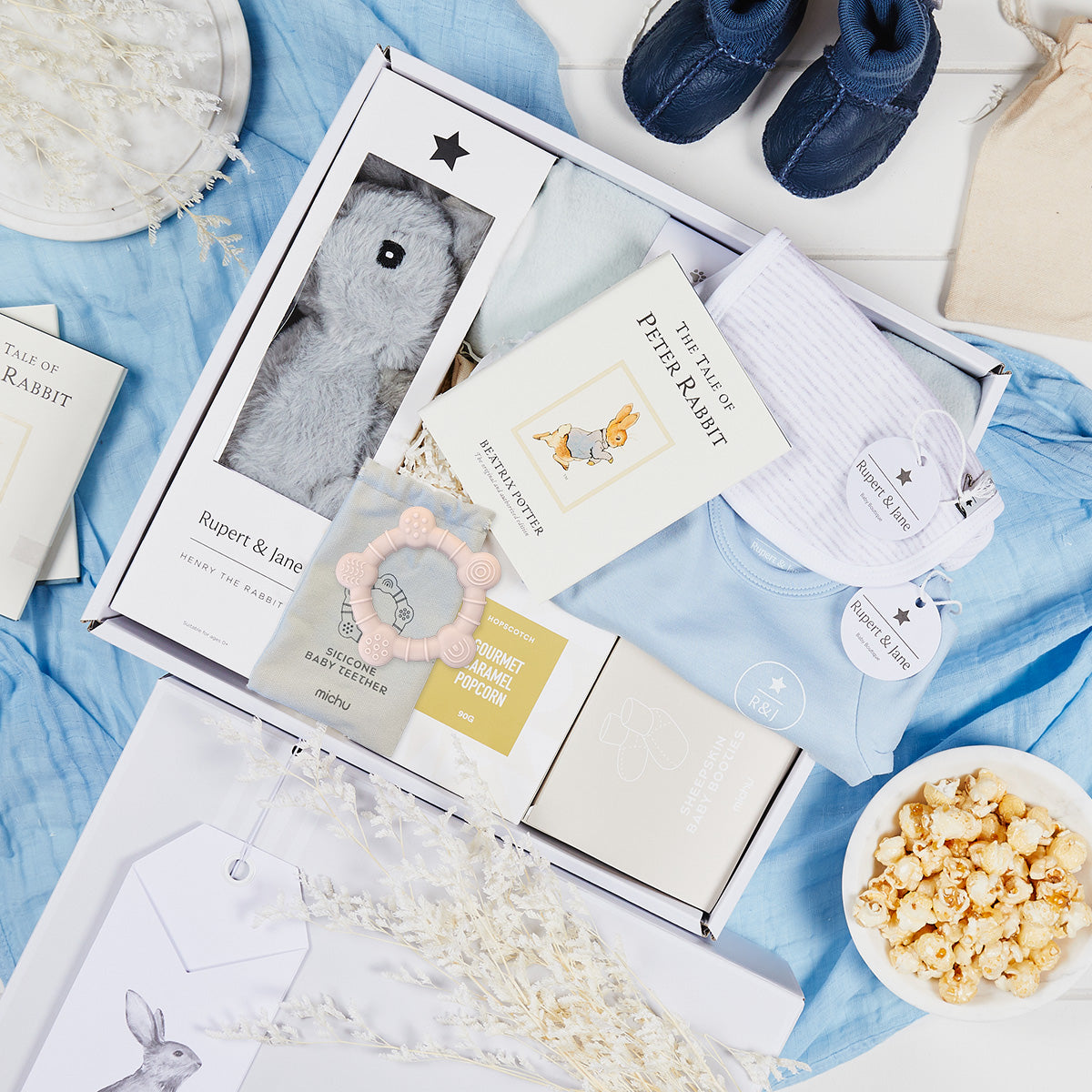 Baby Cuddles Blue Hamper