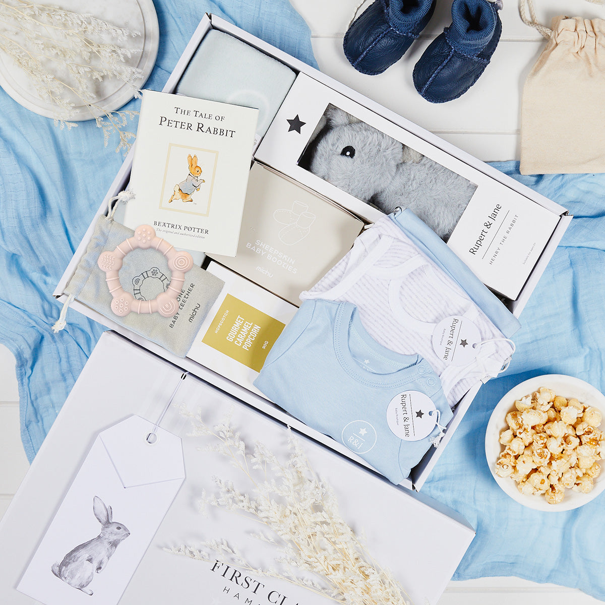So Cute Baby Blue Hamper