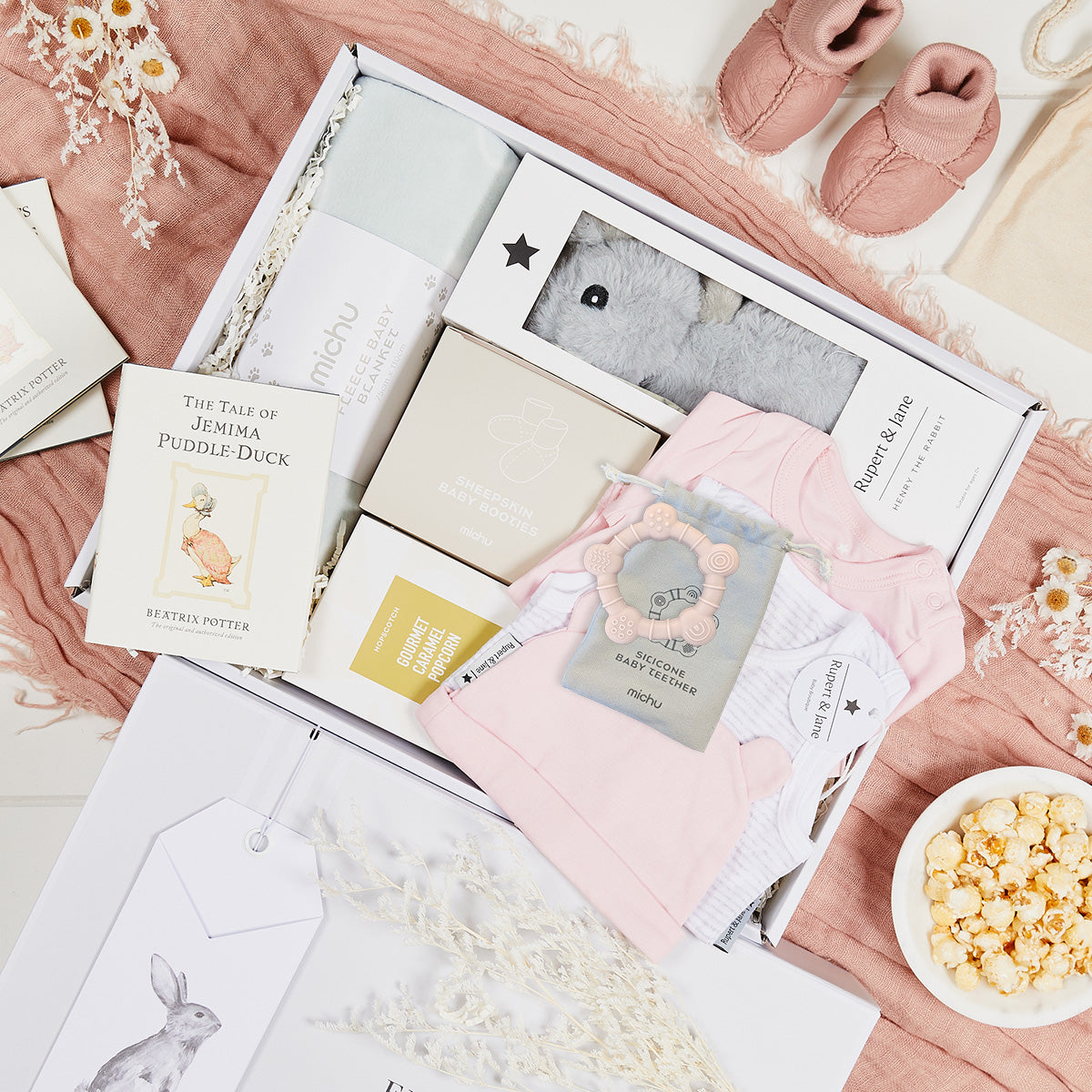 So Cute Baby Pink Hamper