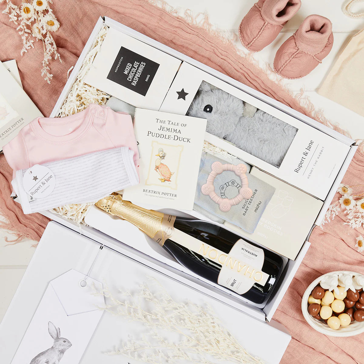 Mum & Baby with Chandon Pink Hamper