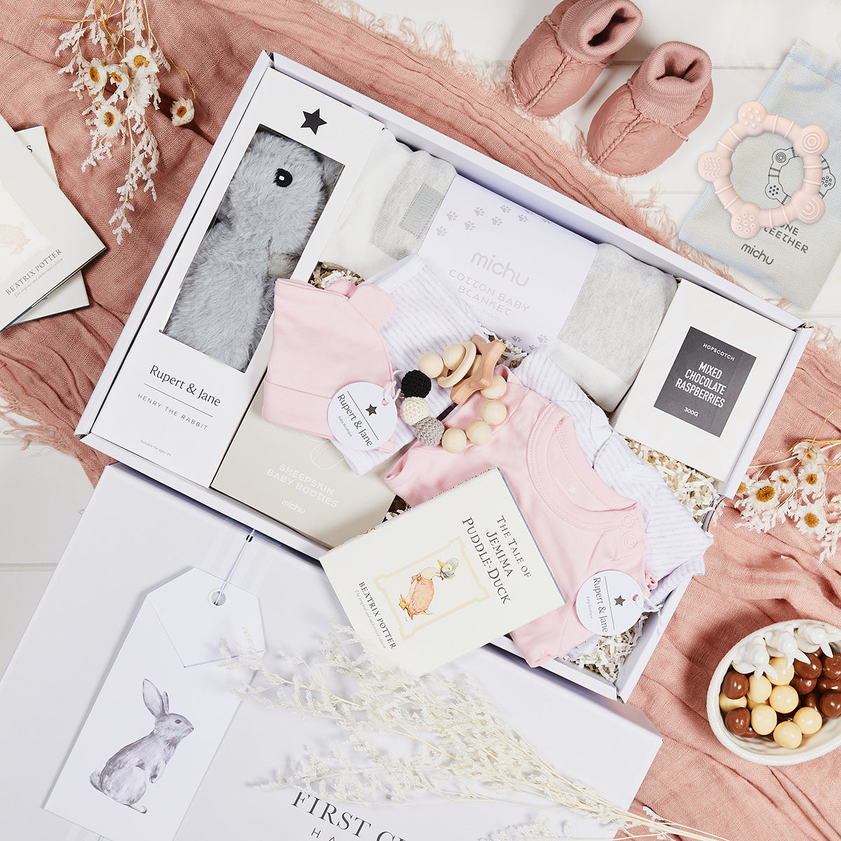 Happy Baby Pink Hamper