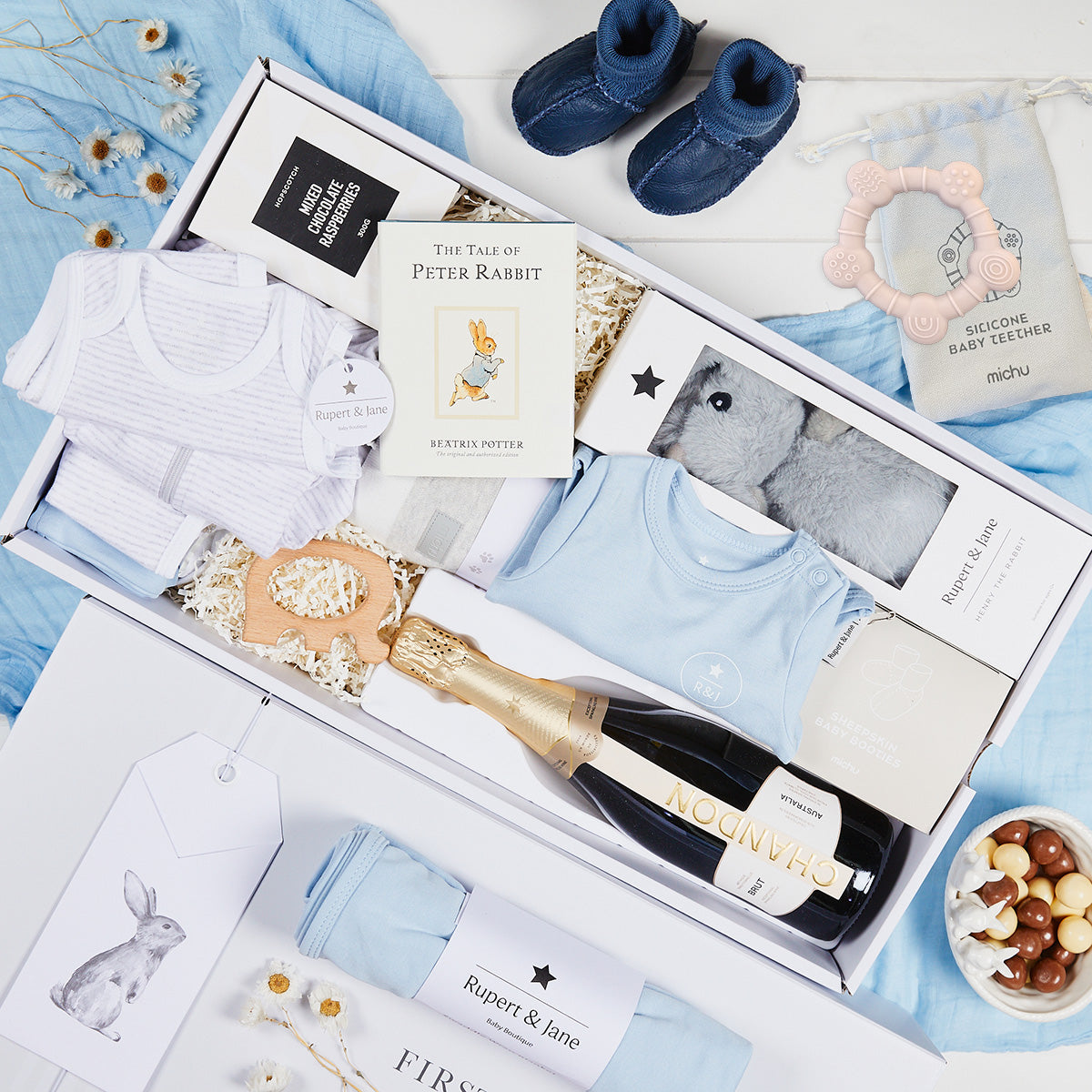 Celebration Baby with Chandon Blue Hamper
