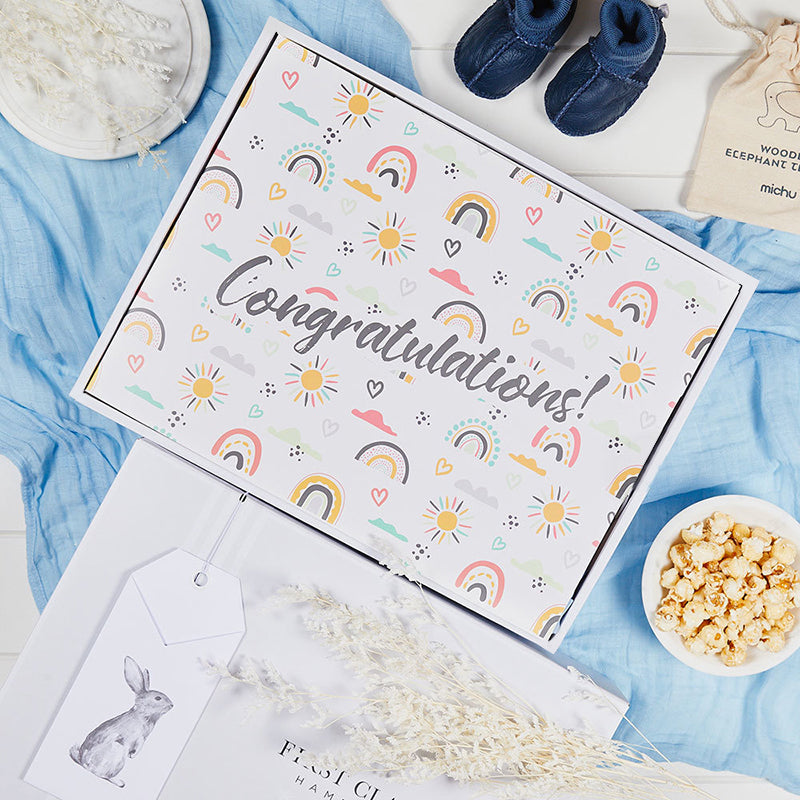 So Cute Baby Blue Hamper