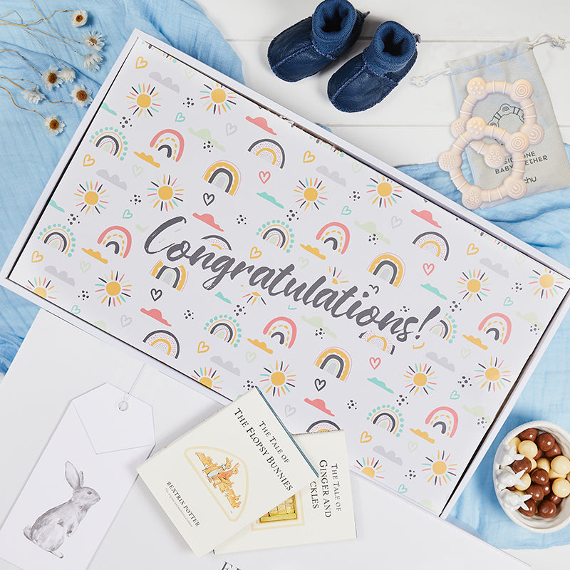 Luxury Twins Blue Hamper