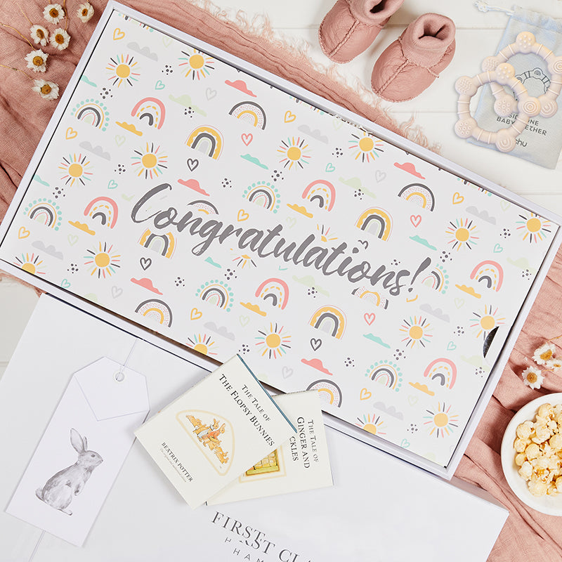 Luxury Twins Pink Hamper