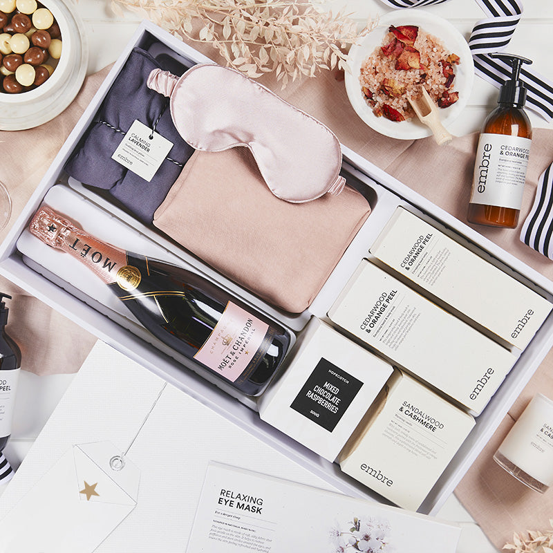 Ultimate Wellness with Moet Rose Hamper