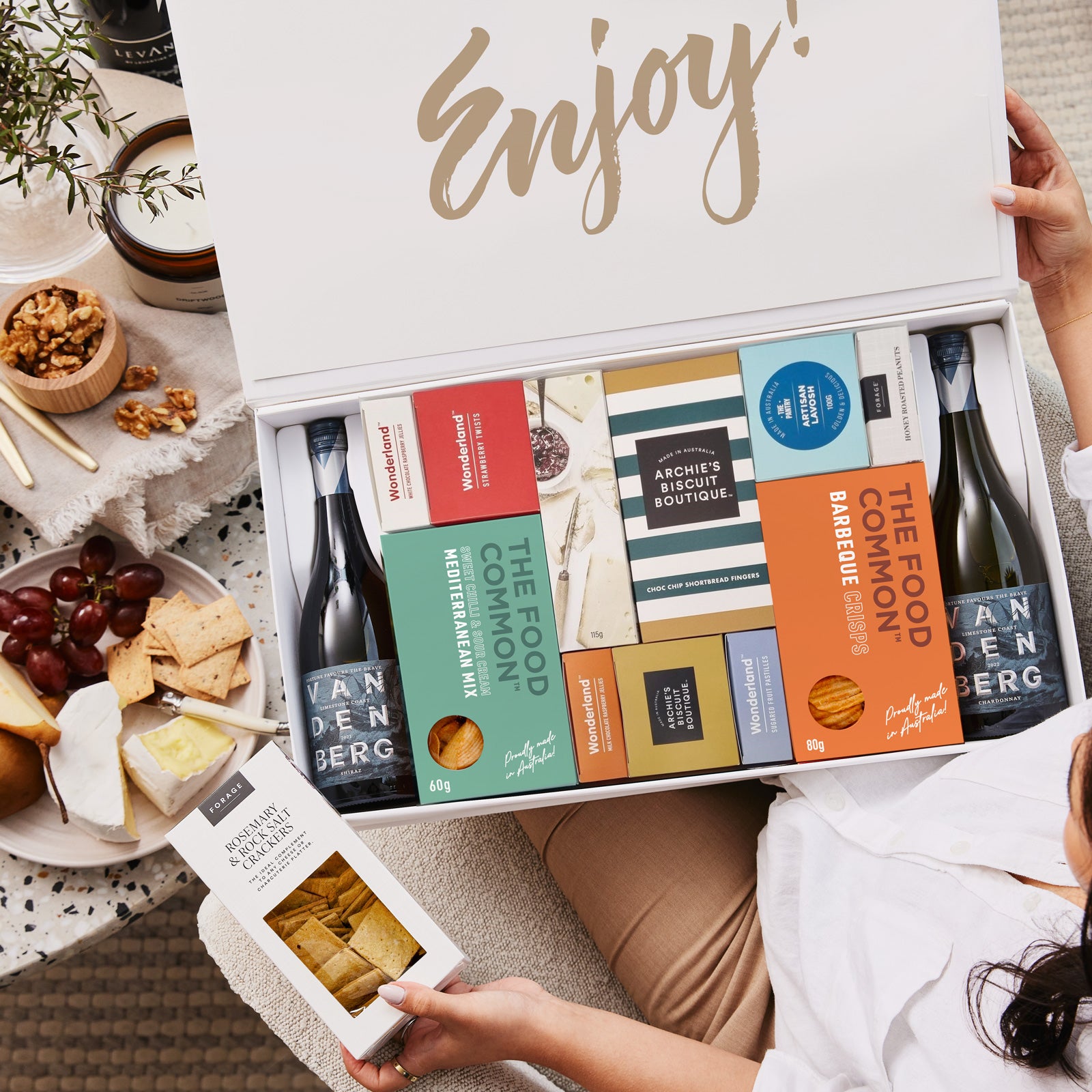 Two Wine & Food Fare Hamper