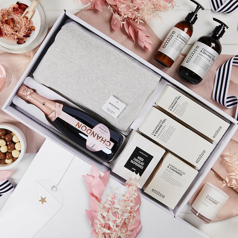 Luxury Home Pamper with Chandon Rose Hamper