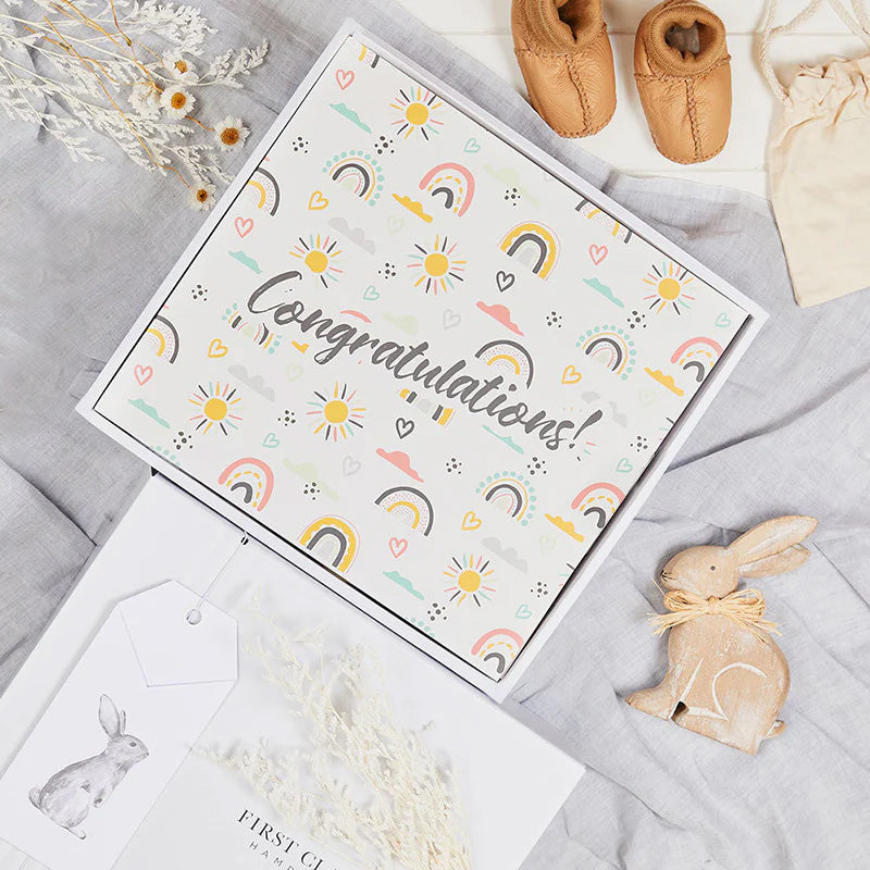 Trendy Baby Grey Hamper